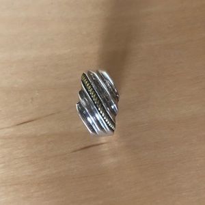 Sterling Silver and Gold ring